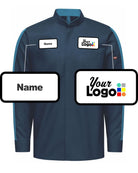 RedKap L/S Pro+ Oilblok & Mimix Custom Work Shirt, color: Navy/Teal