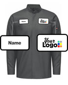 RedKap L/S Pro+ Oilblok & Mimix Custom Work Shirt, color: Charcoal