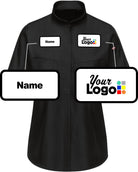 RedKap L/S Pro+ Oilblok & Mimix Custom Work Shirt, color: Black