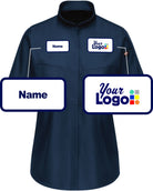 RedKap L/S Pro+ Oilblok & Mimix Custom Work Shirt, color: Navy