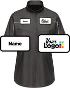 RedKap L/S Pro+ Oilblok & Mimix Custom Work Shirt, color: Charcoal