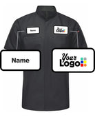 RedKap S/S Pro+ Oilblok & Mimix Custom Work Shirt, color: Black