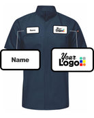RedKap S/S Pro+ Oilblok & Mimix Custom Work Shirt, color: Navy