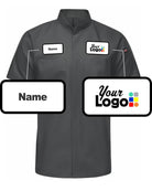 RedKap S/S Pro+ Oilblok & Mimix Custom Work Shirt, color: Charcoal