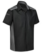 RedKap S/S Lexus Technician Automotive Shirt, color: Black/Charcoal