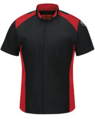 RedKap S/S Toyota Technician Automotive Shirt, color: Black/red