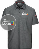 RedKap S/S Cooling Stretch Jersey Custom Golf Shirt, color: Grey Heather