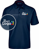 RedKap S/S Cooling Stretch Jersey Custom Golf Shirt, color: Navy