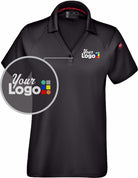 RedKap S/S Cooling Stretch Jersey Custom Golf Shirt, color: Black