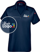 RedKap S/S Cooling Stretch Jersey Custom Golf Shirt, color: Navy