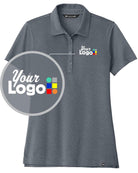 TravisMathew S/S Sunnyvale Custom Golf Shirt, color: Blue Nights Heather