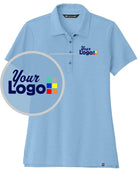 TravisMathew S/S Sunnyvale Custom Golf Shirt, color: Strong Blue Heather