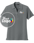 TravisMathew S/S Glenview Solid Custom Golf Shirt, color: Quiet Shade Grey