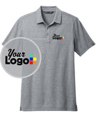 TravisMathew S/S Sunnyvale Custom Golf Shirt, color: Light Grey Heather