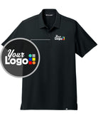 TravisMathew S/S Cabana Solid Custom Golf Shirt, color: Black