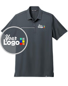 TravisMathew S/S Cabana Solid Custom Golf Shirt, color: Stormy Grey