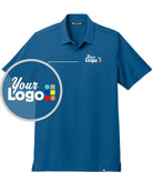 TravisMathew S/S Cabana Solid Custom Golf Shirt, color: Classic Blue