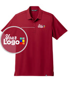 TravisMathew S/S Cabana Solid Custom Golf Shirt, color: Crimson