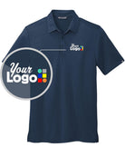 TravisMathew S/S Coto Performance Custom Golf Shirt, color: Blue Nights