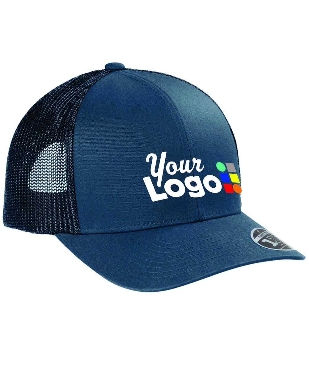 TravisMathew Cruz Trucker Custom Cap, color: Vintage Indigo