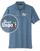 TravisMathew S/S Auckland Slub Custom Golf Shirt, color: Riviera Blue