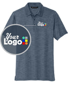 TravisMathew S/S Auckland Slub Custom Golf Shirt, color: Blue Nights