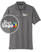 TravisMathew S/S Auckland Slub Custom Golf Shirt, color: Dark Grey