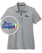 TravisMathew S/S Coto Performance Custom Golf Shirt, color: Quiet Shade Grey Heather