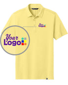 TravisMathew S/S Glenview Solid Custom Golf Shirt, color: Pale Yellow