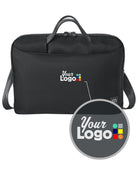 TravisMathew Lateral Brief Custom Laptop Bag, color: Black