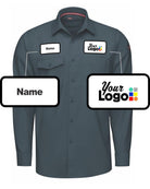 RedKap L/S Cooling Custom Work Shirt, color: Arctic