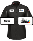 RedKap S/S Cooling Custom Work Shirt, color: Black