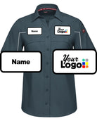 RedKap S/S Cooling Custom Work Shirt, color: Arctic