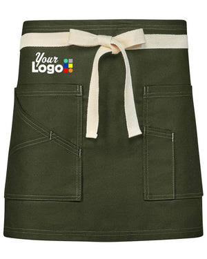 Flex Strap Utility Waist Custom Apron, color: Olive
