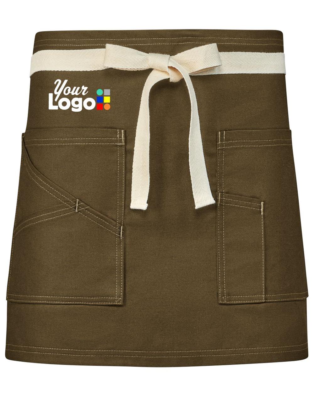 RedKap Flex Strap Utility Waist Custom Apron, color: Coffee