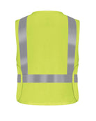 Bulwark Safety Flame Resistant Vest, color: Yellow/Green