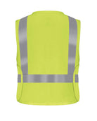 Bulwark Safety Flame Resistant Vest, color: Yellow/Green
