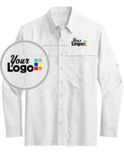 Port Authority L/S UV Daybreak Fishing Custom Shirt, color: White
