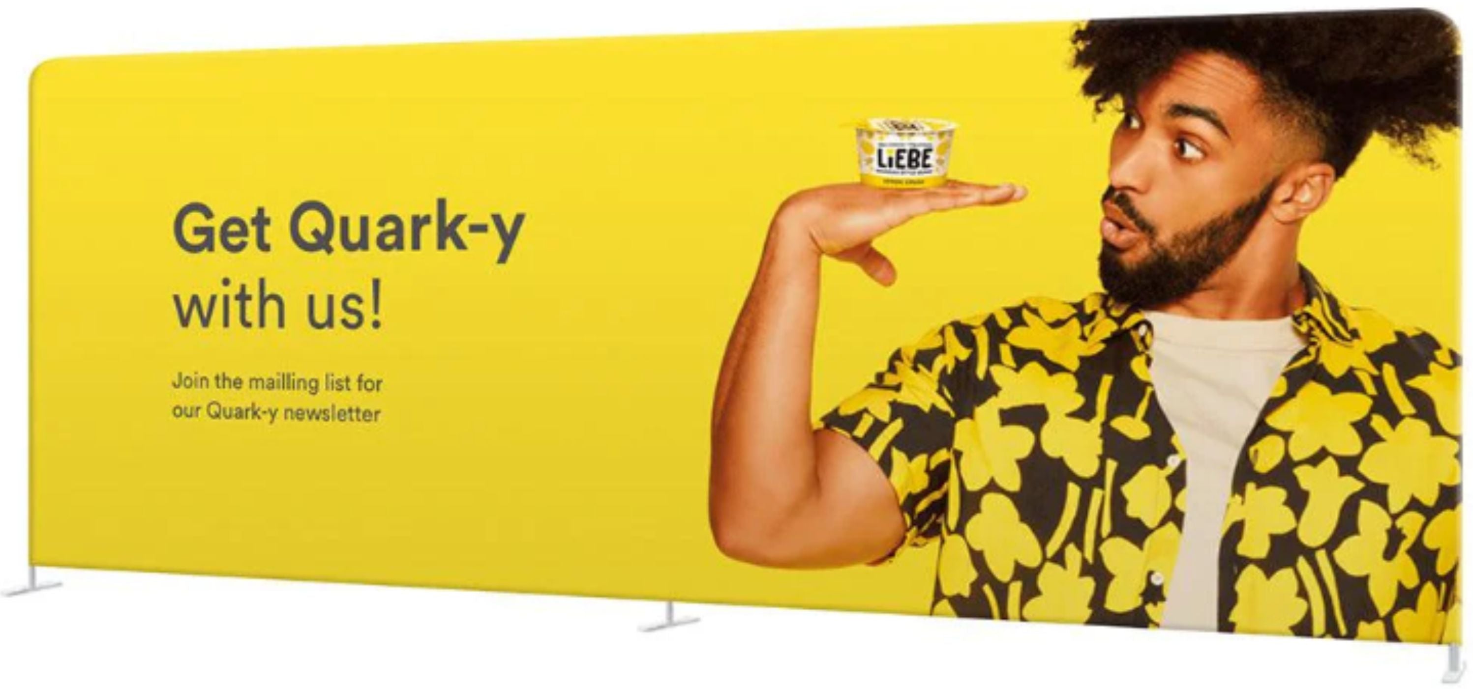 WearForm 20' Tube Straight Fabric 2-Side Display, color: Custom