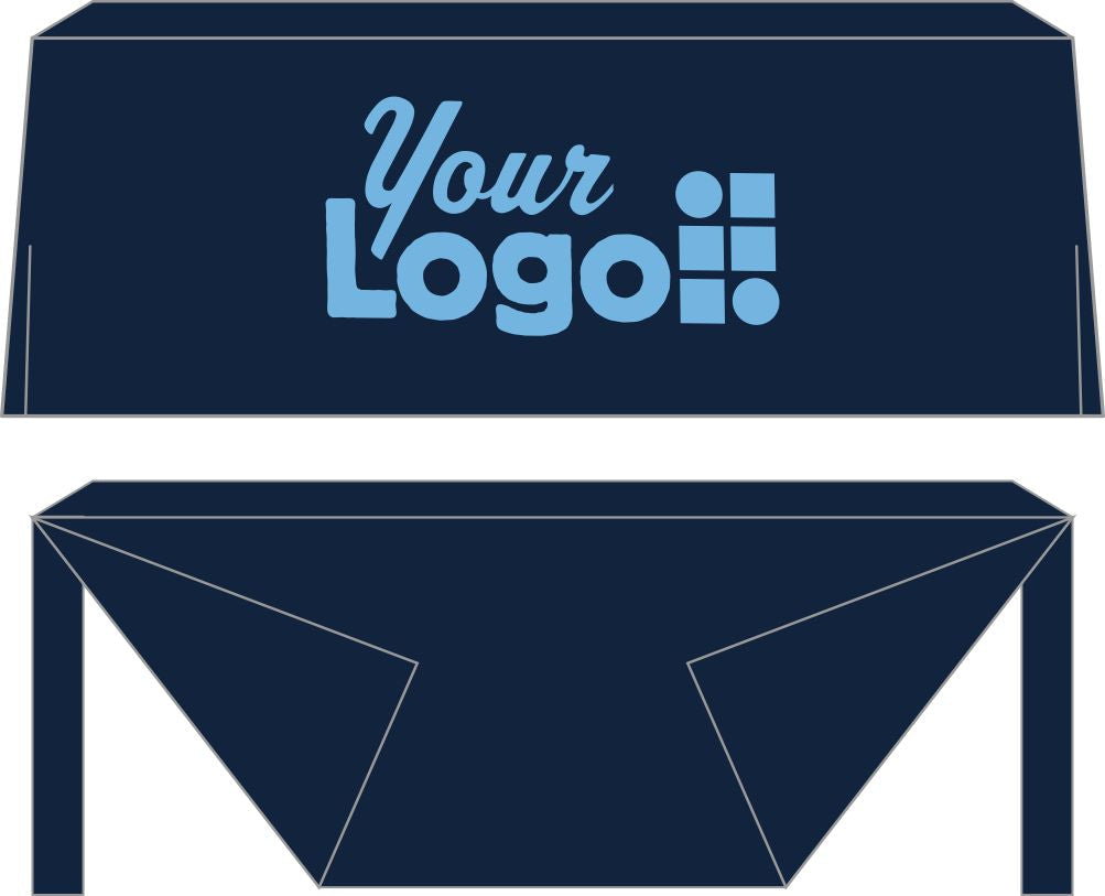 WearForm Fitted Ascoza Custom Table Cover, color: Navy