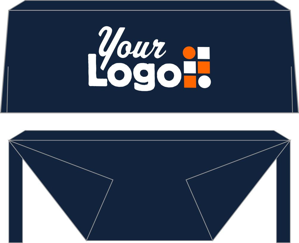 WearForm Fitted Ascoza Custom Table Cover, color: Navy