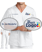 WonderWink Premiere Flex V-Neck Custom Scrub Uniform, color: White