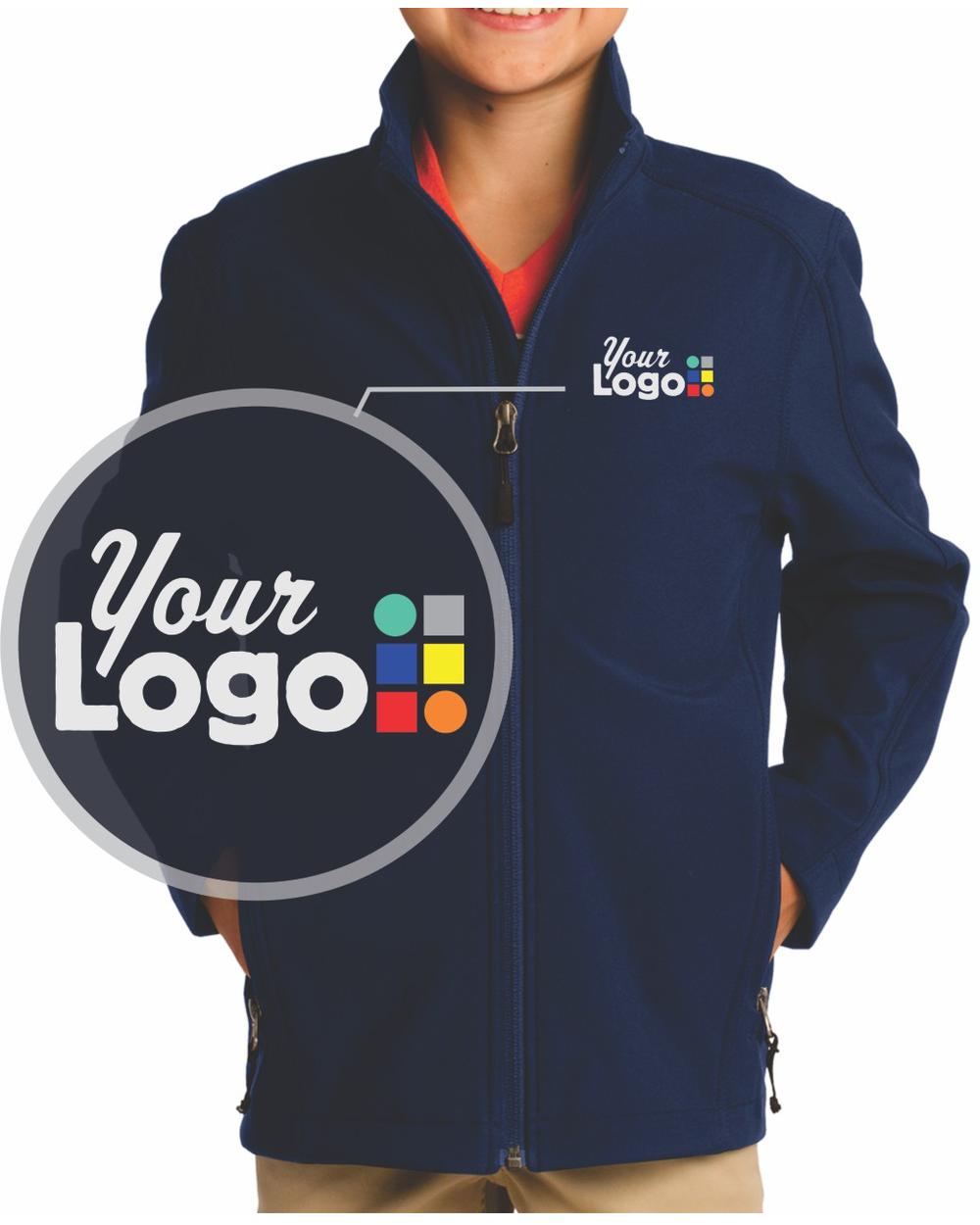 Port Authority Value Soft-Shell Custom Jacket, color: Dress Blue Navy
