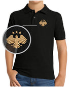 Port Authority S/S Silk Touch Syria's New Eagle Golf Shirt, color: Black
