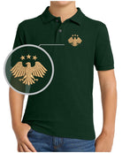 Port Authority S/S Silk Touch Syria's New Eagle Golf Shirt, color: Dark Green