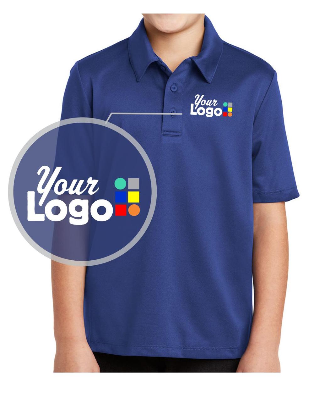 Port Authority S/S Silk Touch Custom Golf Shirt, color: Royal