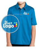 Port Authority S/S Silk Touch Performance Custom Golf Shirt, color: Brilliant Blue