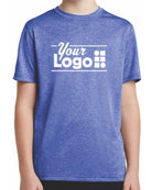 Sport-Tek S/S Heather Contender Custom T-Shirt, color: True Royal Heather