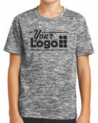 Sport-Tek S/S Electric Heather Custom T-Shirt, color: Black Electric