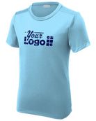 Sport-Tek S/S Posi-UV Pro Scoop Neck Custom T-Shirt, color: Light Blue